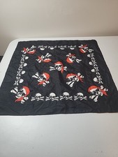 Black Pirate Bandana Skull And Crossbones Costume Accessory