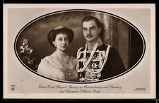 AK Prinz Ernst August Herzog zu Braunschweig in Husaren-Uniform und seine Gemah 