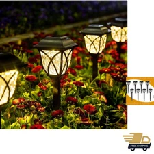 Solar Lights Outdoor Waterproof, 6 Pack LED Solar Garden Lights, Outdoor Deco...