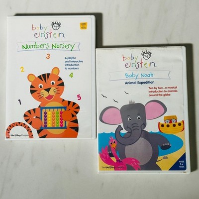 Baby Einstein - DVD Lot of 2 - Baby Noah : Animal Expedition - Numbers Nursery