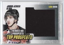 2009 ITG Heroes and Prospects Top Jumbo Jersey Black /60 Luca Sbisa #JM-20 2a8
