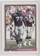 1991 Bowman Jim Jeffcoat #111 te2