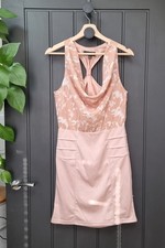 House of Dereon Women's Mini Dress Size M Rose Pink Summer Work