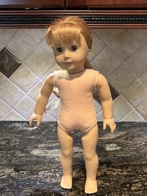 Exc! 2014 American Girl Doll Red Hair Bangs Braces Earrings Truly Me No Clothes