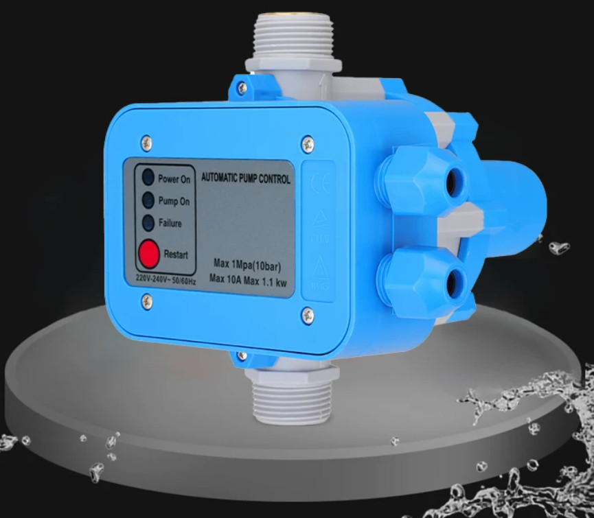 Controlador automático de presión de bomba de agua Interruptor electrónico eléctrico Control 1Mpa