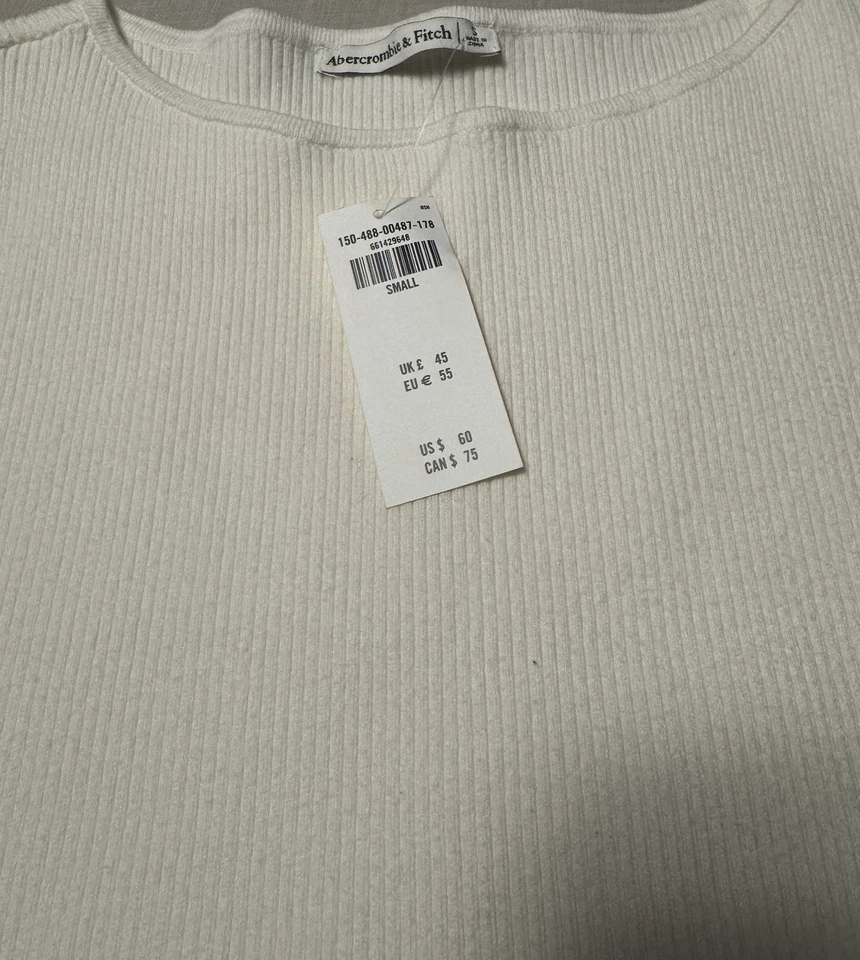 Nuevo con etiquetas Suéter Asimétrico Abercrombie & Fitch Top Para Mujer Talla S Foto 2 de 4