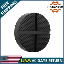 Weld Side Car Slotted Frame Rail Floor Jack Disk Rubber Pad Adapter Pinch 1 