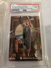 2023 Topps Cosmic Chrome Victor Wembanyama Planetary Pursuit Saturn Rookie PPSA9