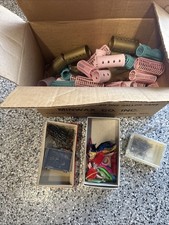 Lot Of Vintage curlers And Pins