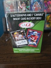 2022 Sage ARTISTRY Football EXCLUSIVE Sealed Blaster Box - 2 Autos and a Canvas