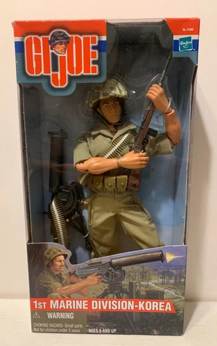 1st Marine Division Korea Soldier G.I. Joe 12"  Action Figure Brown Hair