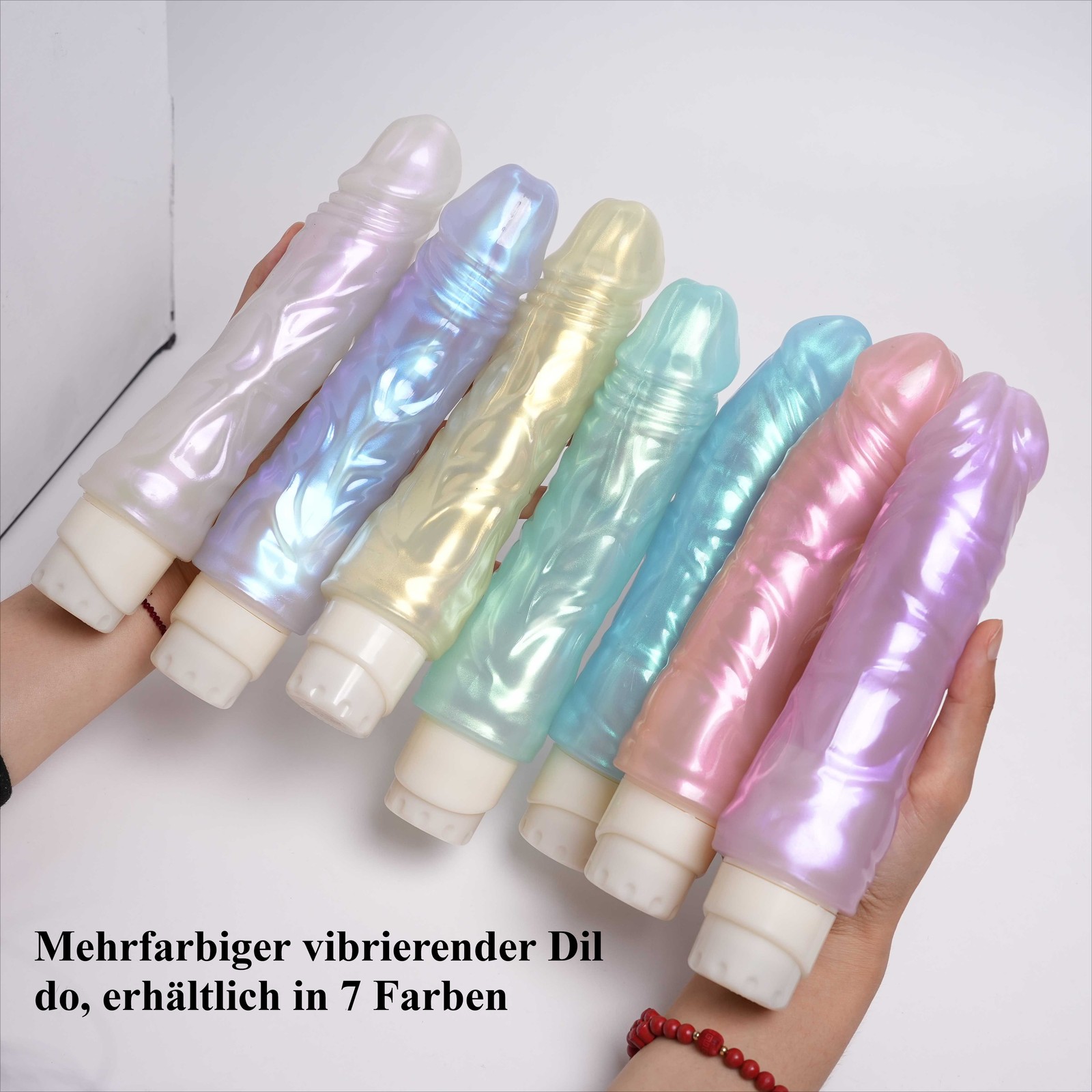 2 typ Vibrator Dildo Farbige Massaggiatore Klitoris G-Punkt-Stimulation Analplug
