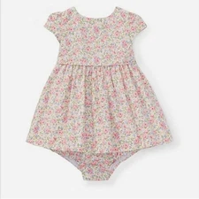 Ralph Lauren 24 Months Floral Cotton Dress & Bloomers