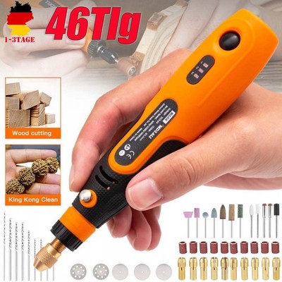 46 Tlg Mini Multifunktionswerkzeug 3.6V | Drehwerkzeug Für Dremel | Schleifgerät
