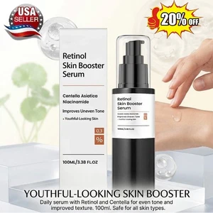 Retinal Skin Booster Serum, Beginner Friendly, Non Irritating, Retinol for Face