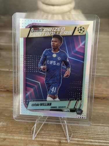 2025-26 Topps Finest UEFA Estevao Willian #PF-13  Prized Footballers Insert RC