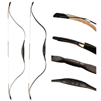 AF Archery Traditional 54'' Recurve Horse Bow 35lbs for Mounted Archery Practice