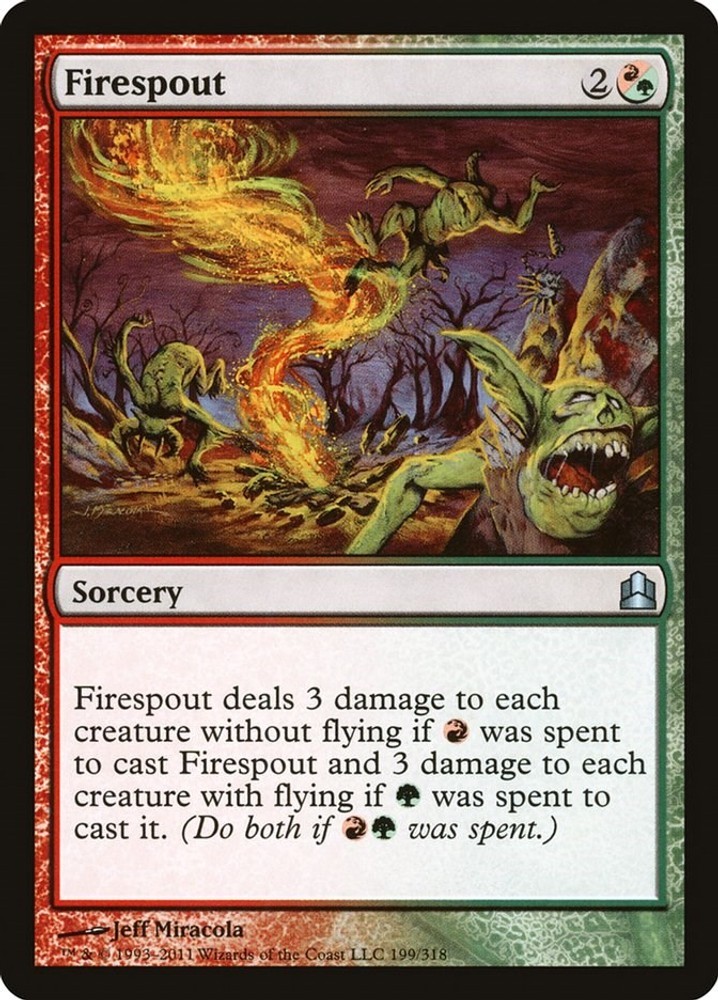 Firespout - 199 - Commander - MTG