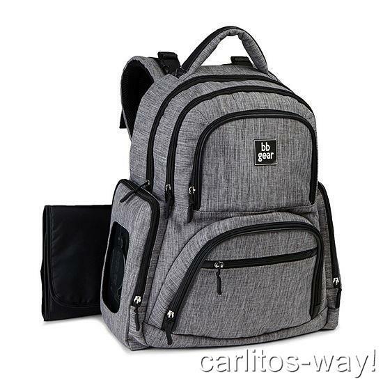 Stevens Baby Boom Diaper Bag Travel Backpack 13 Pockets Black Grey Bb Gear Stevens Baby Boom Diaper Bag Travel Backpack 13 Pockets Black Grey Bb Gear