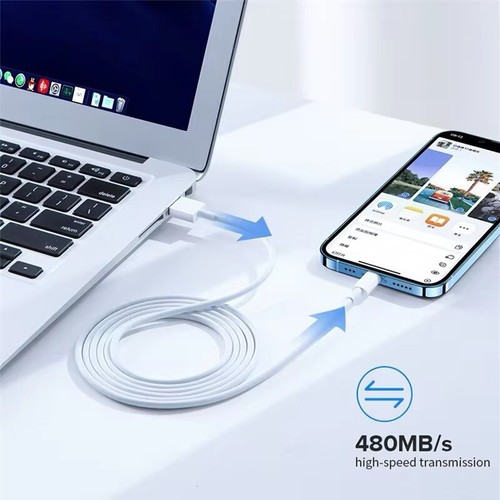 Per iPhone 14 13 12 11 Pro XR XS Ricarica Rapida 20W USB-C Cavo Caricatore PD-1M - Foto 3 di 21