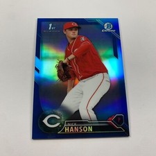 2016 Bowman Draft Chrome Nick Hanson /150 Blue Refractor #BDC-54