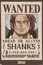 One Piece - Shanks Wanted Poster - Poster