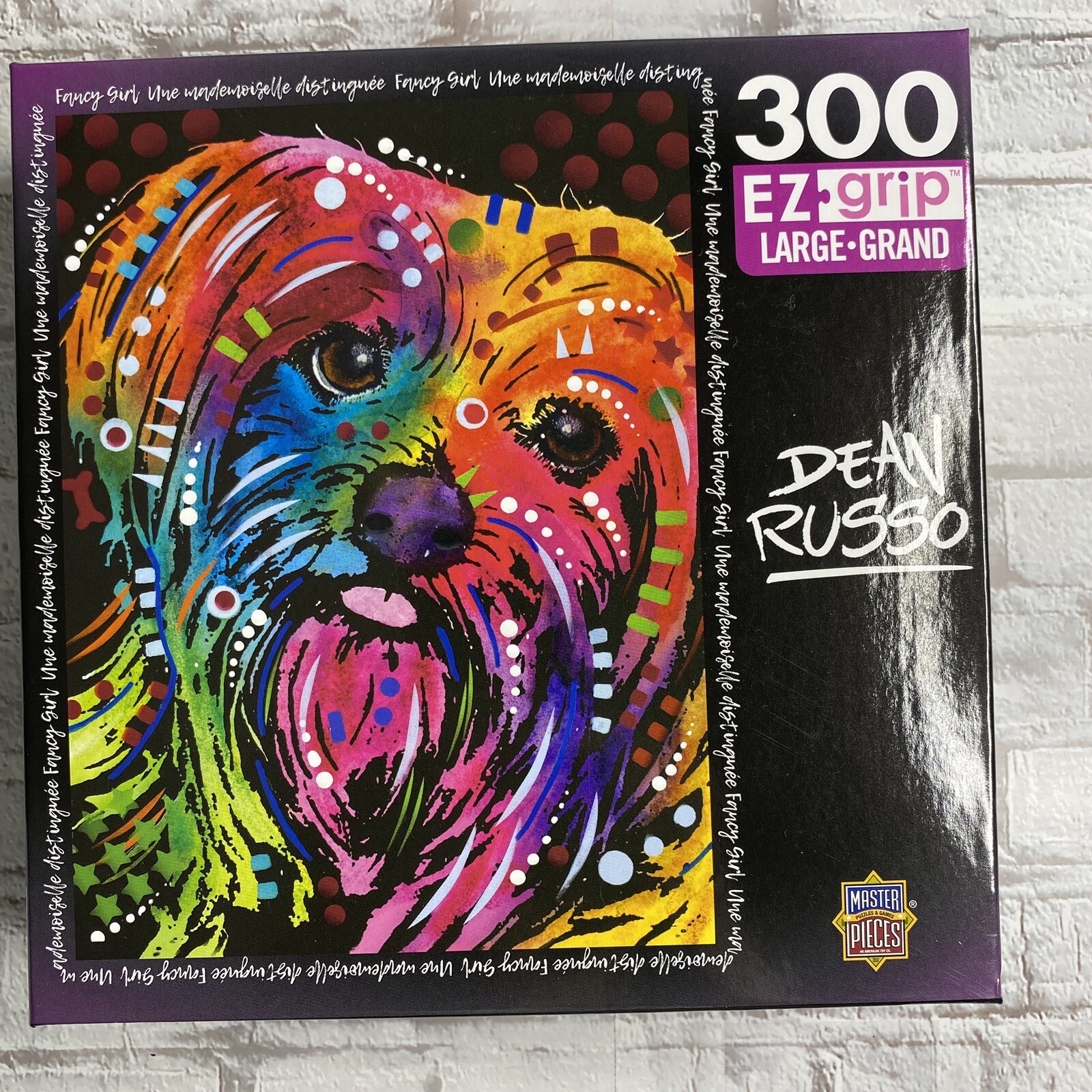 300 Piece Jigsaw Puzzle For Kids Adults Enjoy It Yorkie Puzzle Featuring Pop Art Of Dean Russo Jigsaw Puzzles Toys Games Innovatordiaries Com