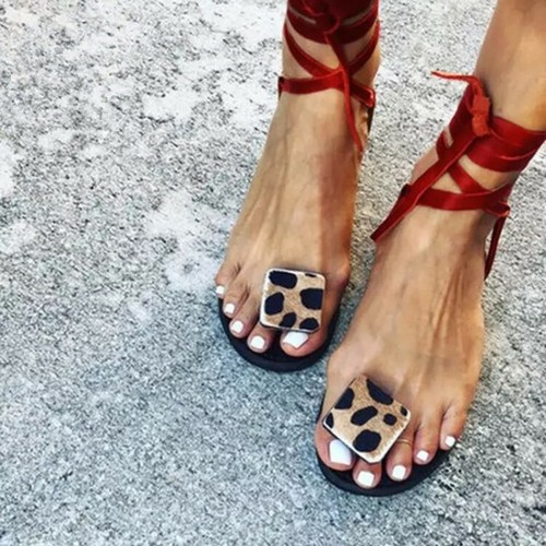 boho strappy sandals