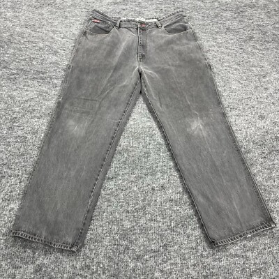 Ecko Unltd Jeans Mens 38 Gray Denim Carpenter Hip Hop Rap Y2K Skater