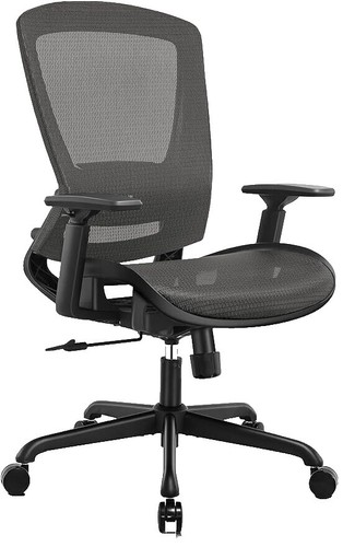 The HON HONI2M2AMLC10TK Mesh Back Task Chair with Arms Black