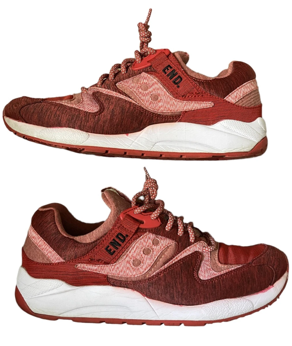 Saucony grid 9000 sales mens red