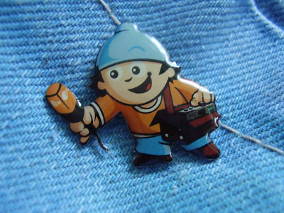 Pin Mainzelmännchen Connie Sportreporter Winter-Olympiade Milano Cortina 2026