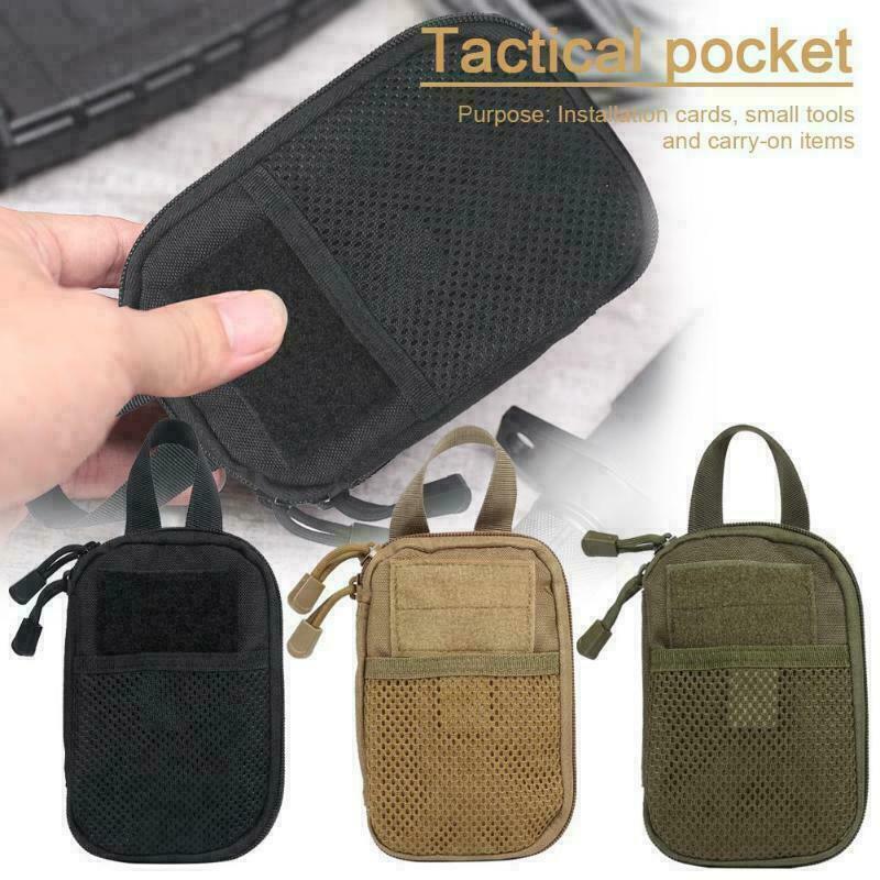 Tactical MOLLE EDC Pouch Military Small Waist Belt Pack Hunting Accessories