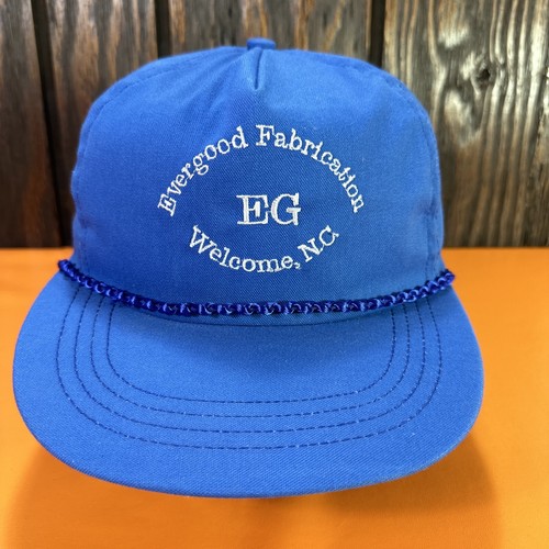 Vintage Evergood Fabrication Welcome North Carolina Hat Snapback Made in USA 80s - 第 1/10 張圖片