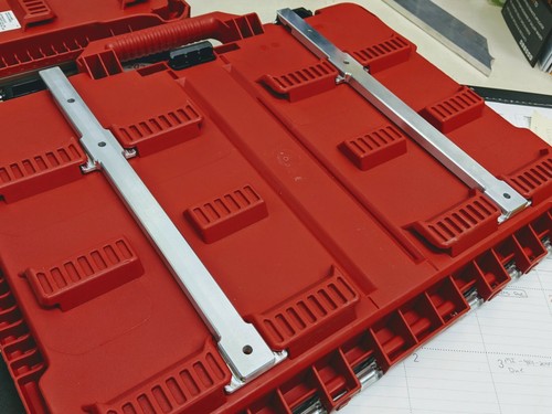 Locking VersaMount: Aluminum Wall Mount for Milwaukee Packout - COMPACT Mounting - Picture 9 of 10