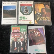 Lot of 5 Country/Gospel/Western Cassettes - All in excellent condition