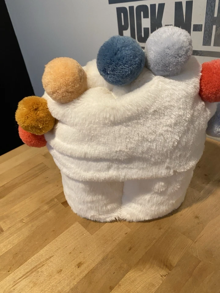 Manta con capucha Pillowfort Pom con guantes de mano incorporados niños 40x50 Oeko-Tex nueva Foto 4 de 4