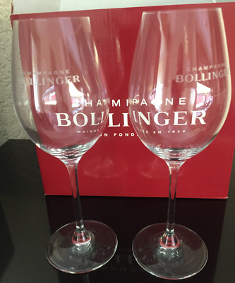 BOLLINGER CHAMPAGNE THE ELISABETH  FLUTES X 2  BRAND NEW UNBOXED