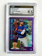 2019 TOPPS 35TH PURPLE MOJO PETE ALONSO RC! 20/75! CSG 9.5! 1/1! JERSEY #!