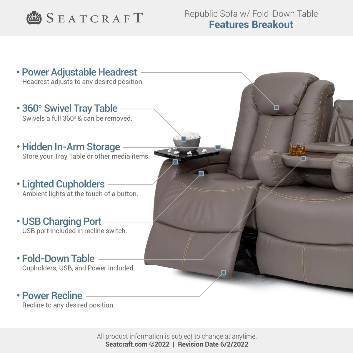 Seatcraft republic sofa cheap