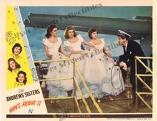 How's About It (1943) - Lobby Card - Andrew Sisters / Shemp Howard - 3 Stooges