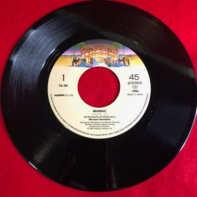 Michael Sembello – Maniac Japan Vinyl 7