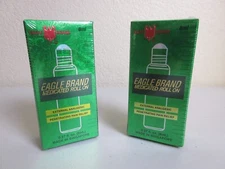 (2 Pack) Eagle Brand Medicated Oil Roll On 0.27oz/8 ml Bottle - Dau Xanh Con O