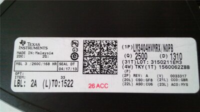 Treiber-IC/ LED-Beleuchtungstreiber - LM3404HVMRX/NOPB - SO-PowerPad-8 - NEU