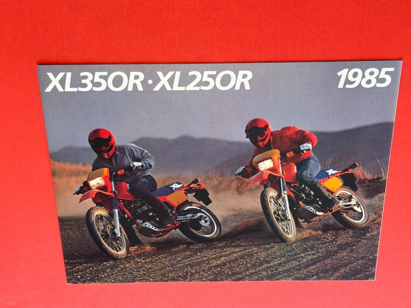 Original 1985 Honda XL350R-XL250R  Dealer Sales Brochure