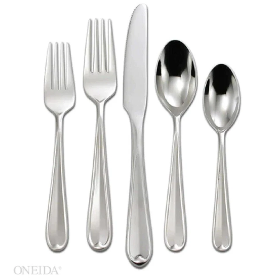 Oneida DYLAN - Stainless Steel Flatware 42pc. Flatware Set (Service for Eight)