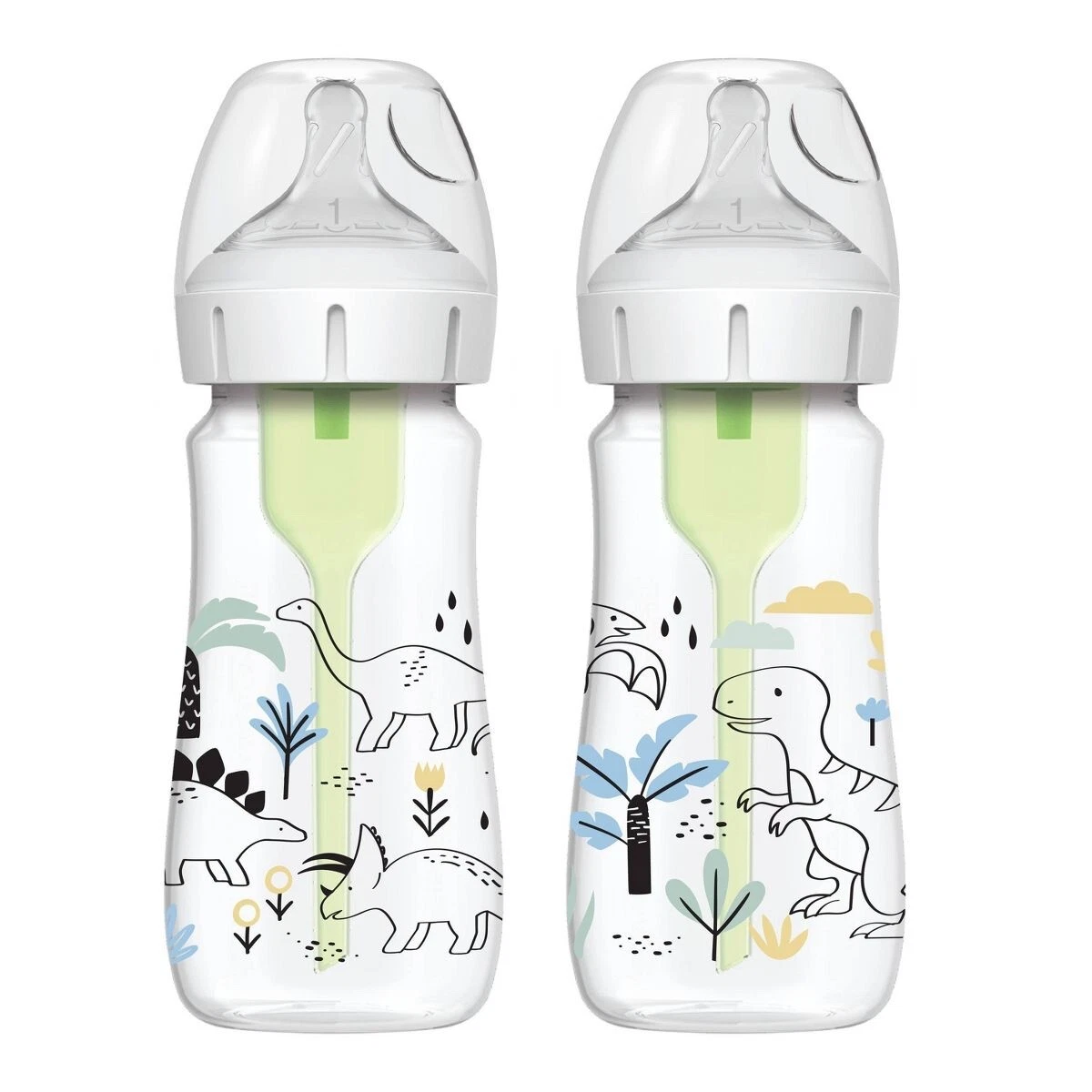 Dr. Brown's Anti-Colic Options Wide-Neck Baby Bottle 2-Pack 9 oz