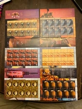 UN Exploration of Mars NY 1301-1302, Geneva 718-719, Vienna 696-697, $128.50 A10