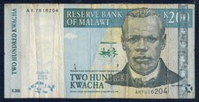 MALAWI 200 Kwacha 2001 P.M. n&deg; 47a Umtausch - Gian 4