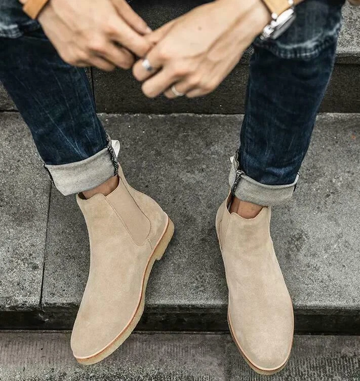 Chuck suede chelsea shop boot new republic